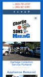 Mobile Screenshot of charlieandsons.com